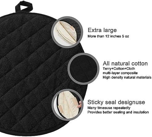 Tortilla Warmer,Tortilla Server,Pancake Keeper,Size 12”&10” High