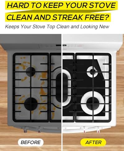 FLASLD Silicone Stove Cover Gas Stove Top Burner Covers for Samsung