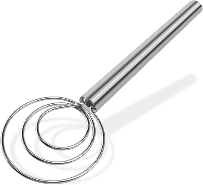 Maxjoy Danish Dough Whisk Stainless Steel Hook Dutch Style Bread Mixer by MAXJOY