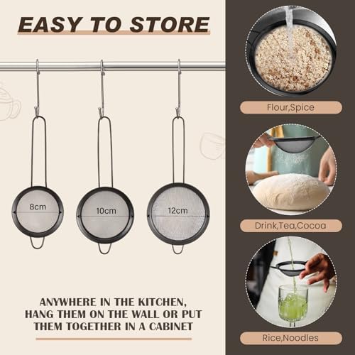 Norme 4-Quart Colander and Fine Mesh Strainer Set
