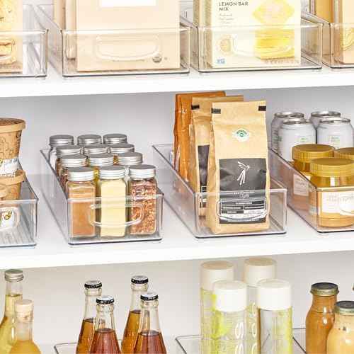 iDesign Slim Extra Long Clear Storage Bin