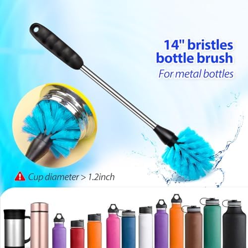Holikme Bottle Brush Tube Cleaning Set, White