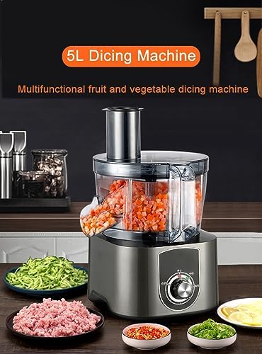 Commercial Vegetable Chopper & Fruit Slicer, 600W, 5L