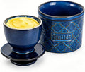 Butter Crock with Lid for Countertop, French Butter Dish Ceramic