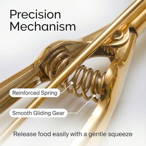 Gold Ice cream spoon,3Pcs Cookie Scoop Set,Stainless steel ice cream