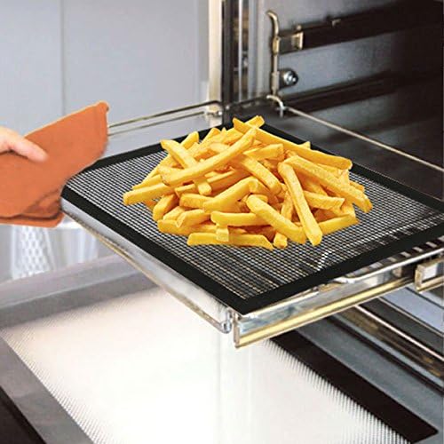 Bluedrop PTFE Open Mesh Crispy Baking Mats Quick Oven Liners