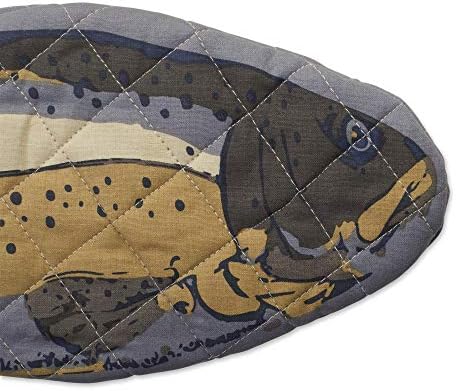 DII Cotton Fish Oven Mitts, Set of 2, 6 x 16.5