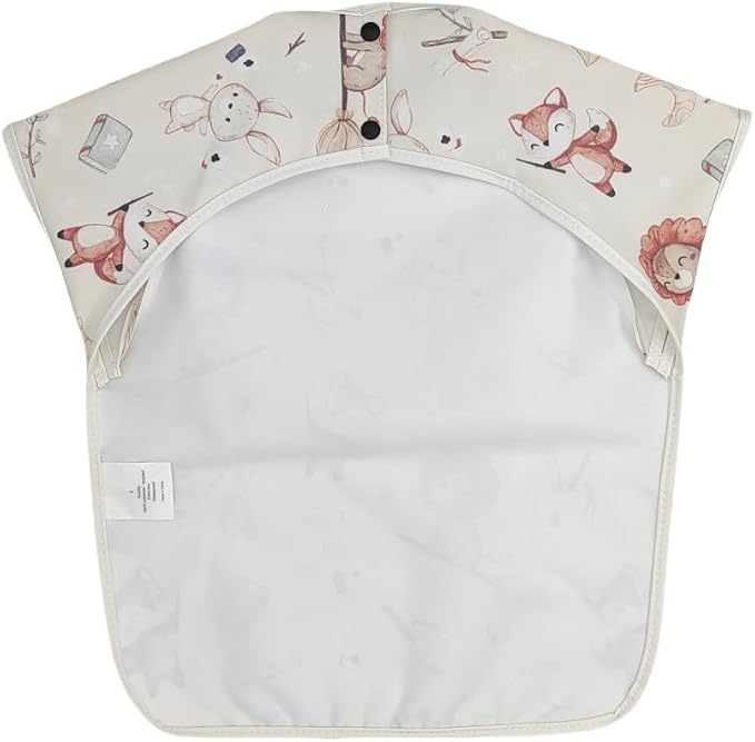 Waterproof Baby Bibs, Infant Toddler Extra Cover Feeding Bib - Image 7