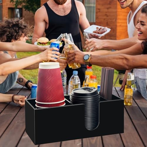 Coffee Cup Holder for Countertop, Acrylic Coffee Station Organizer