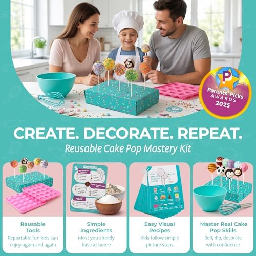 Tovla Jr. Kids Cake Pop Maker Kit, Ages 6-12