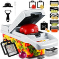 Compact Vegetable Chopper with Container, 9 Inserts