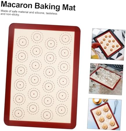 Red Silicone Baking Mat for Oven, Heat Resistant Non-Stick Pastry