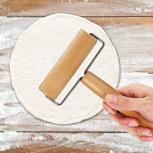 Rolling Pin Set, Wooden Beech Roller with Dual Size