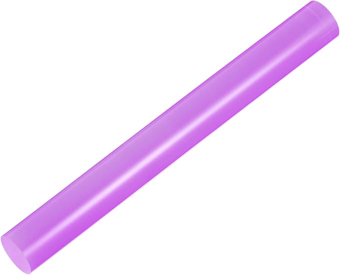 HARFINGTON Acrylic Clay Roller 9 Inch x 1 Inch Solid Non-Stick Plastic Round - Image 3