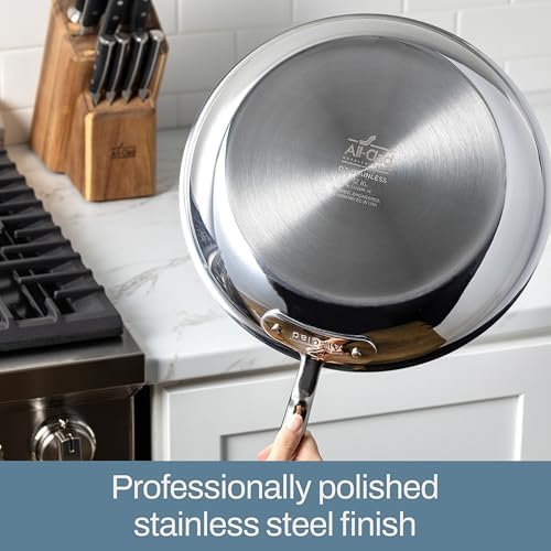 All-Clad D3 3-Ply Stainless Steel Fry Pan Set, 10,12 Inch, Induction