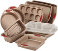 Rachael Ray Cucina Nonstick Bakeware Baking Pans Set, Baking Set 10-Piece