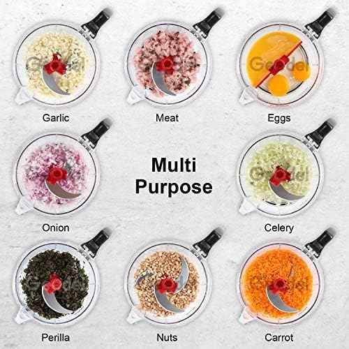 Geedel Large Food Chopper Vegetable Chopper, Manual Food Processor, 3 Cups