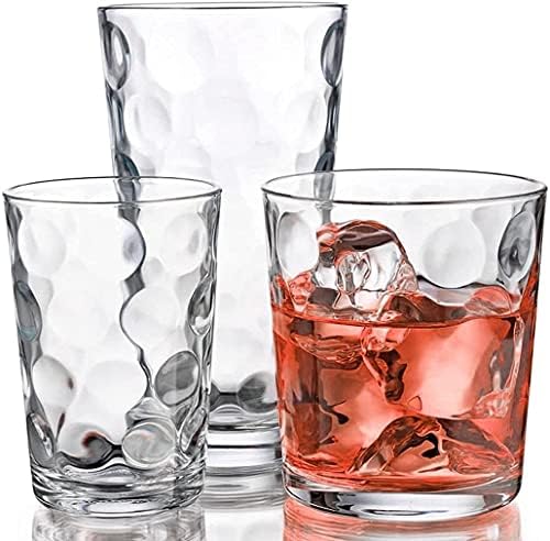 Home Essentials & Beyond Glassware Set 18 Piece Mixed Drinkware Set. 6