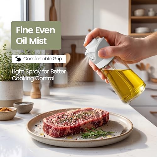 Olive Oil Dispenser, 7.7 oz Glass, Set of 2