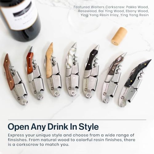 HiCoup Wine Opener - Professional Corkscrews for Wine Bottles w/Foil