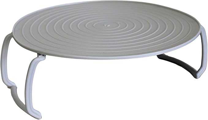 Microwave Multipurpose 4 in 1 Tray Stand Rack Splatter Guard Carry Tray by DependableIndustries
