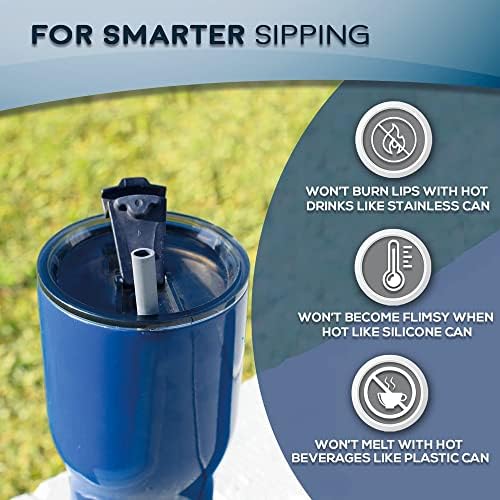 Reusable Drinking Straw + Case – Medium 8 in – Made in USA