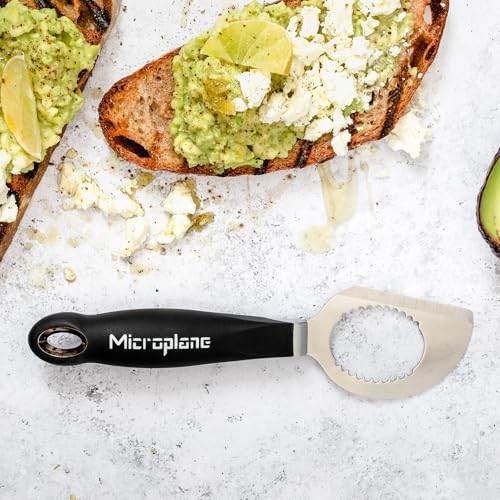 Microplane Avocado Tool | 3-in-1 Stainless Steel Avocado Slicer Tool