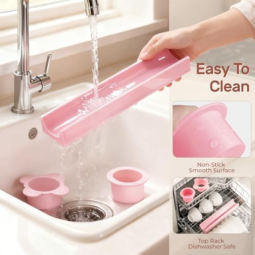 Round Cake Pop Mold Set with 50PCS Sticks Bags Ties,1.75 Inch Cake Pop