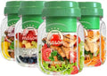 4 Pack 32 Oz Glass Salad Jars with Silicone Dressing Cup & Foldable