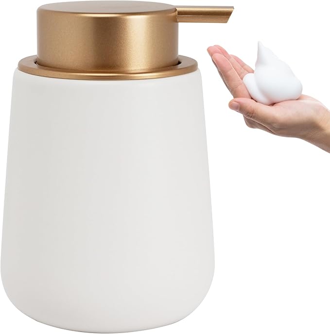 Soap Foaming Dispenser Ceramic by TOOZFO