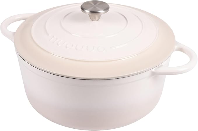 Nuovva Enamelled Cast Iron Dutch Oven Pot by Nuovva