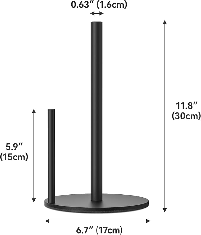 Paper Towel Holder Countertop, Stainless Steel, - Image 5