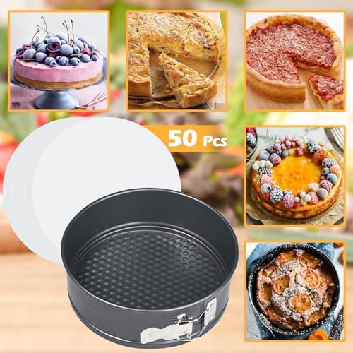 Webake 8 Inch Springform Pan Set for Baking, Nonstick Cheesecake Pan