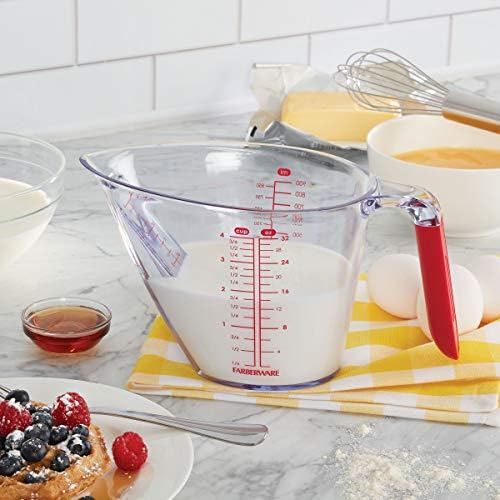 Farberware Pro Angled Measuring Cup, 4 Cup Capacity - Easy Read