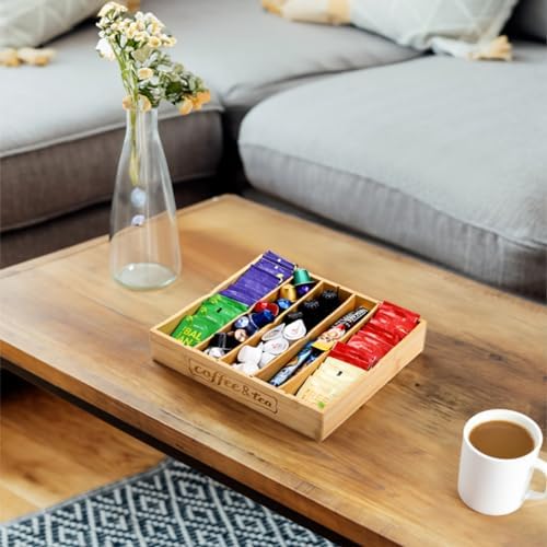 Lyellfe 2 Pack K Cup Holder for Drawers, Adjustable Dividers