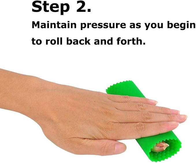 2 Set Silicone Garlic Peeler Easy Roller Tube Useful Garlic Odorfree Kitchen - Image 6