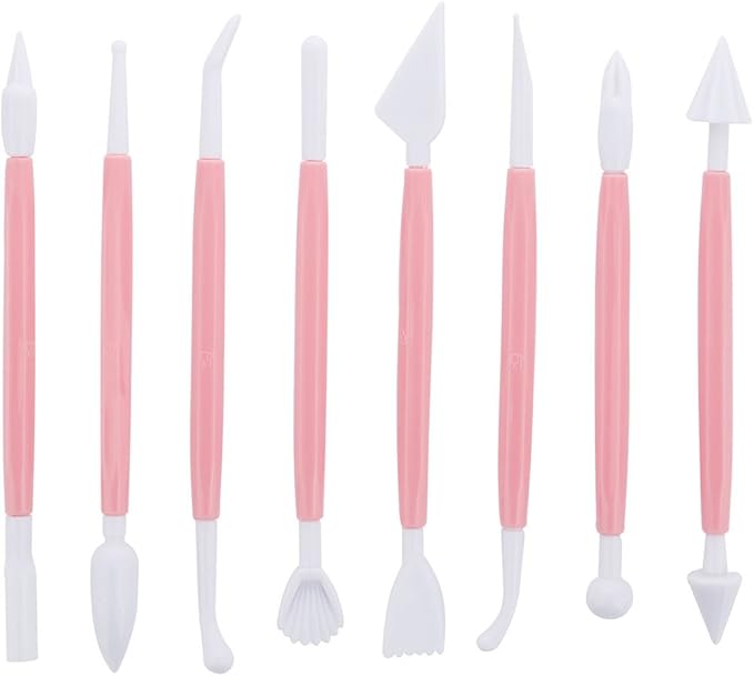 ScivoKaval Marshmallow Fondant Cake Decorating Hand Tool 12 Pcs 5 Sets - Image 2