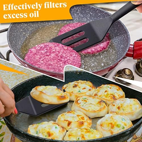 Remagr 3 Pcs Small Spatulas Set, 2 Silicone, 1 Stainless Steel Spatula