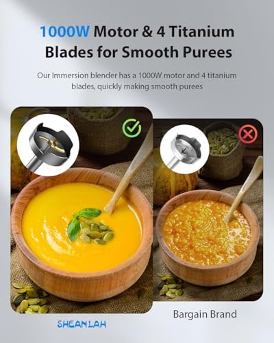 1000W Powerful Immersion Blender Handheld, 2026 New Update Hand