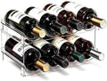 Plastic Stackable Wine Rack for Refrigerator - Large Capacity Water