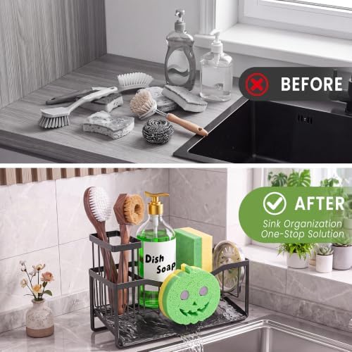 Fssvcd Kitchen Sink Caddy Organizer, Sponge Holder