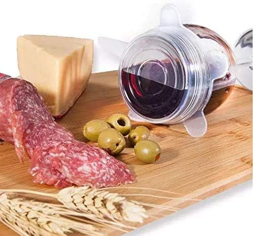 Reusable Silicone Stretch Lids, Food Covers