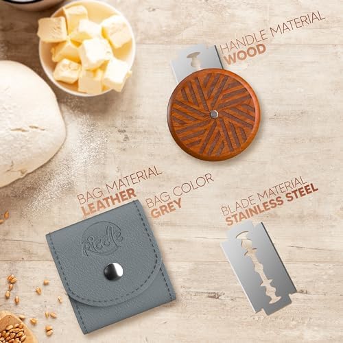 RICCLE Bread Lame Slashing Tool, Dough Scoring Knife with 15 Razor