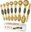 Magnetic Measuring Spoons Set, Stainless Steel, Dual Sided, Stackable