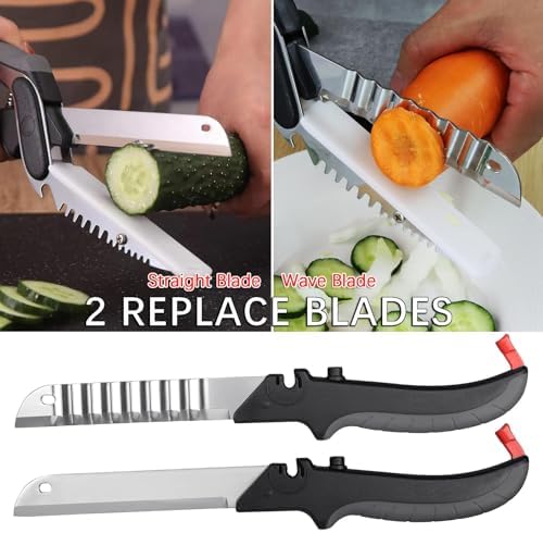 2-in-1 Kitchen Scissors with Replaceable Blades