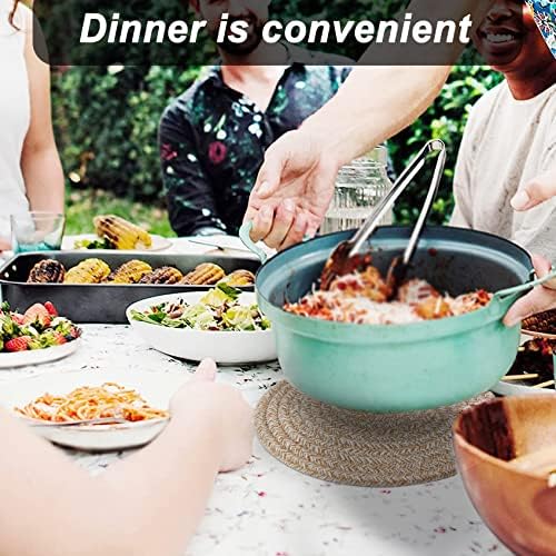 Pot Holders Trivets Set 4 Pcs, Potholders for Kitchens, 100% Pure