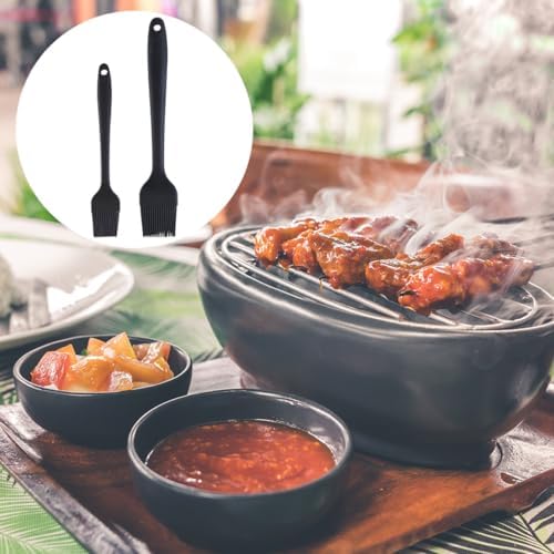 4pcs Silicone Pastry Brush Kitchen Oil Basting Brush for Xmas