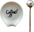 Coffee Spoon Rest, Small Ceramic Coffee Spoon Holder, Porcelain Spoon Holder by PFCTRJR