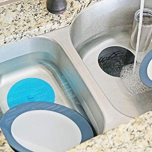 Silicone Sink Drain Plug Set – 2-Pack Extra-Wide 6-Inch Stoppers for