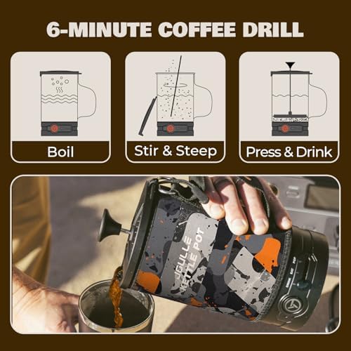 Portable Electric French Press, 120V